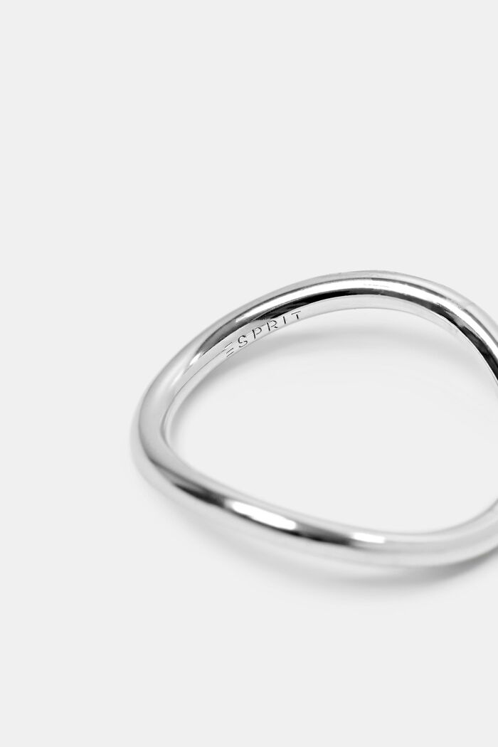 Geschwungener Ring aus Sterlingsilber, SILVER, detail image number 1