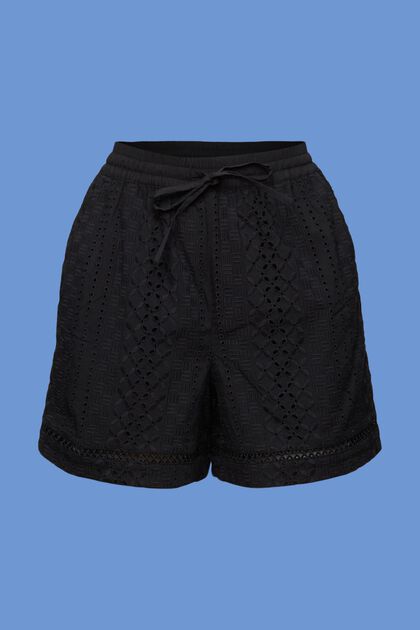 Bestickte Shorts, LENZING™ ECOVERO™