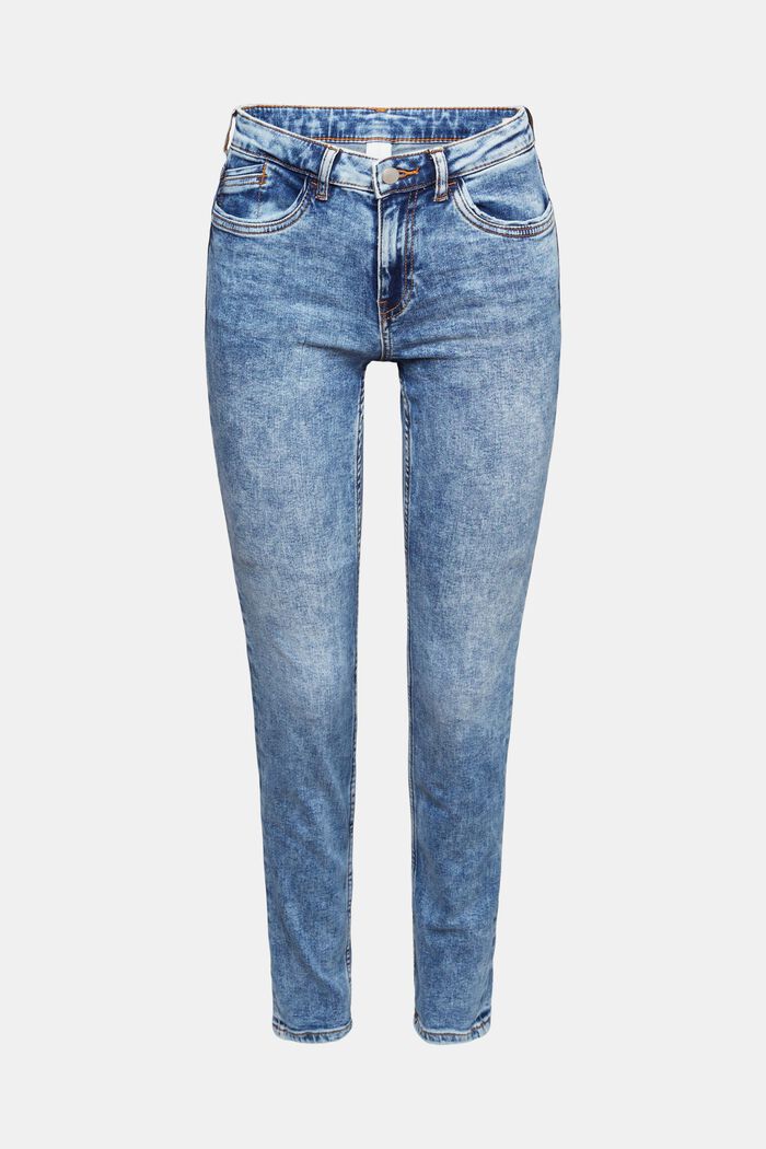 Elastische Slim-Fit Jeans, BLUE MEDIUM WASHED, detail image number 7