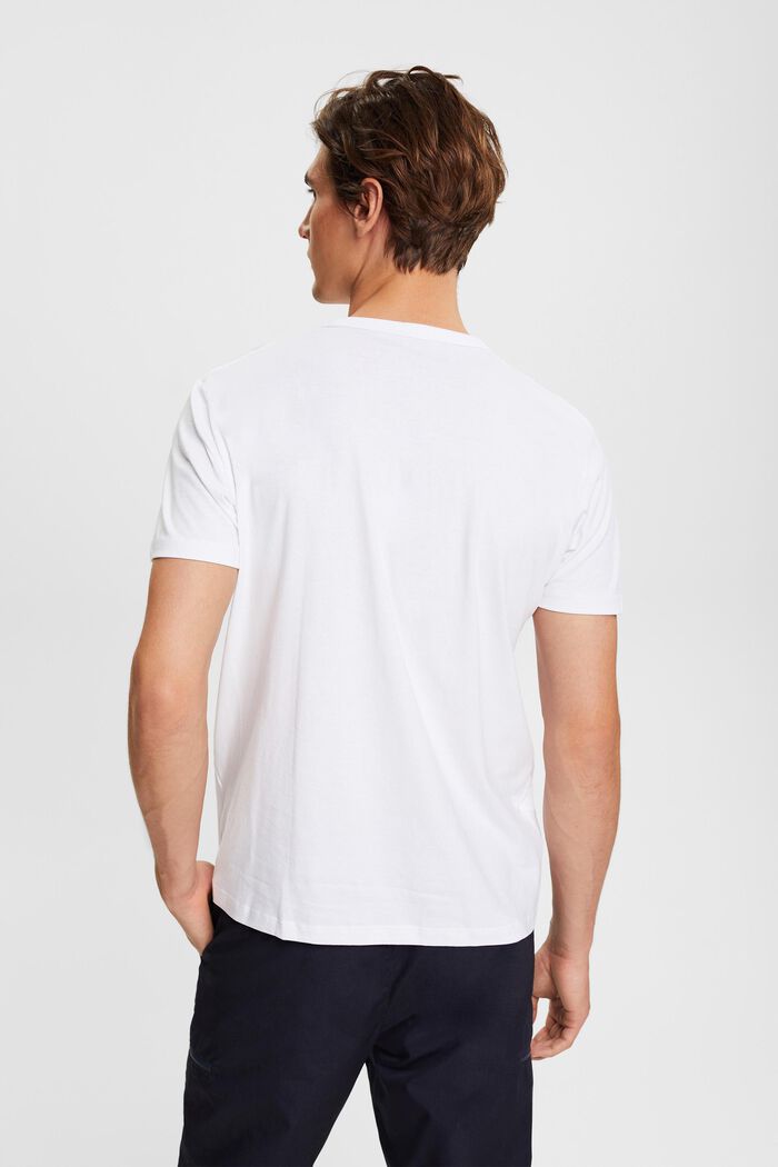 T-Shirt mit Logo-Print, WHITE, detail image number 3