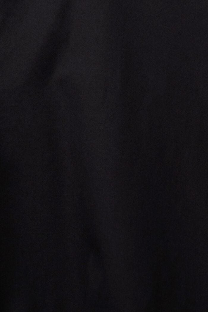 A-Linien-Kleid aus Bio-Baumwolle, BLACK, detail image number 4
