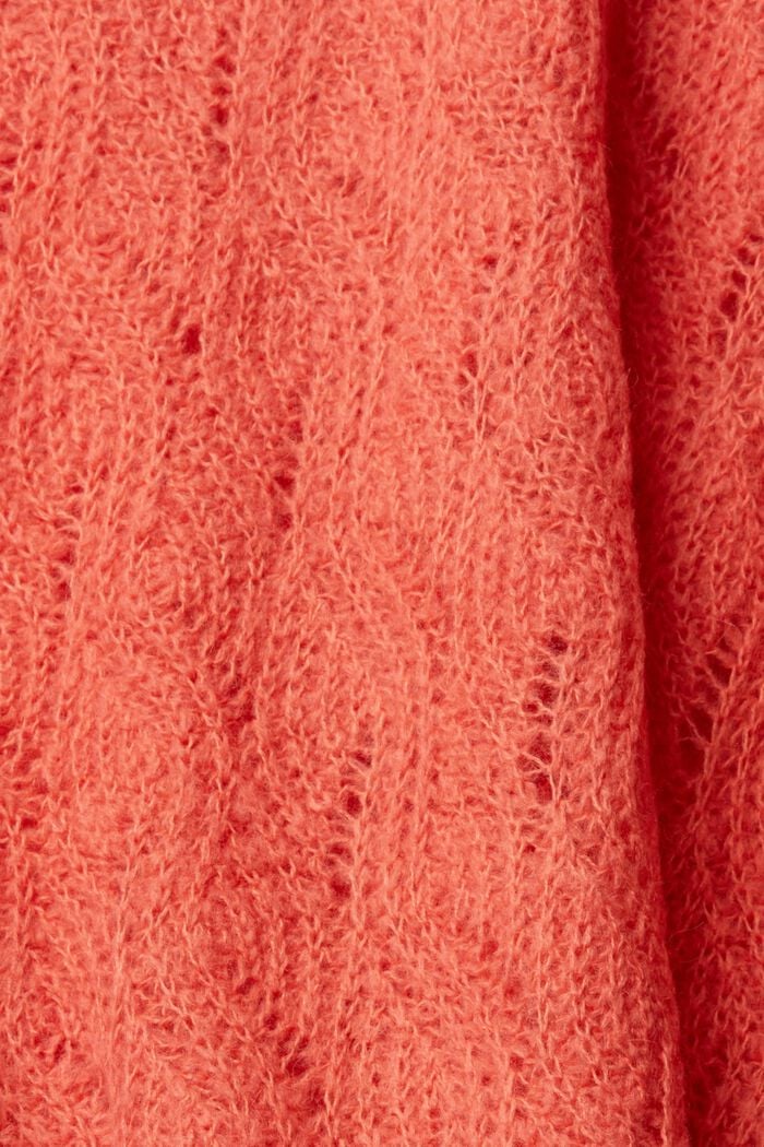Pointelle-Cardigan, CORAL, detail image number 4