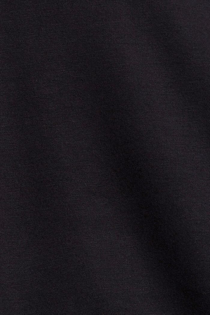Sweatshirt mit Knopfdetail, BLACK, detail image number 4