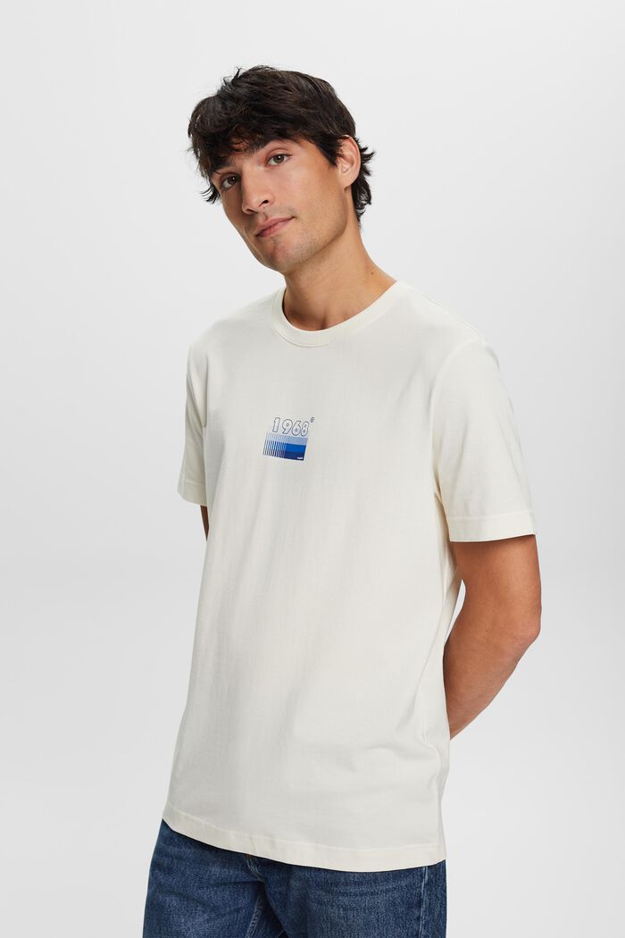 Bedrucktes Jersey-T-Shirt, 100 % Baumwolle, ICE, detail image number 0