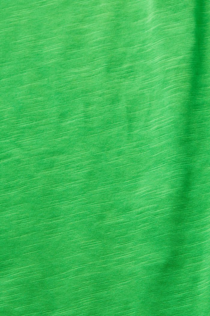 Unifarbenes T-Shirt, GREEN, detail image number 5