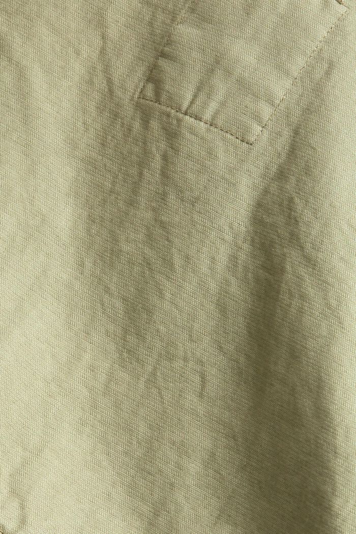 Utility-Jacke aus 100% Baumwolle, LIGHT KHAKI, detail image number 4