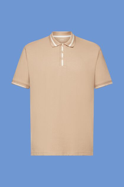 Polo-Shirt aus Jersey, Baumwollmix