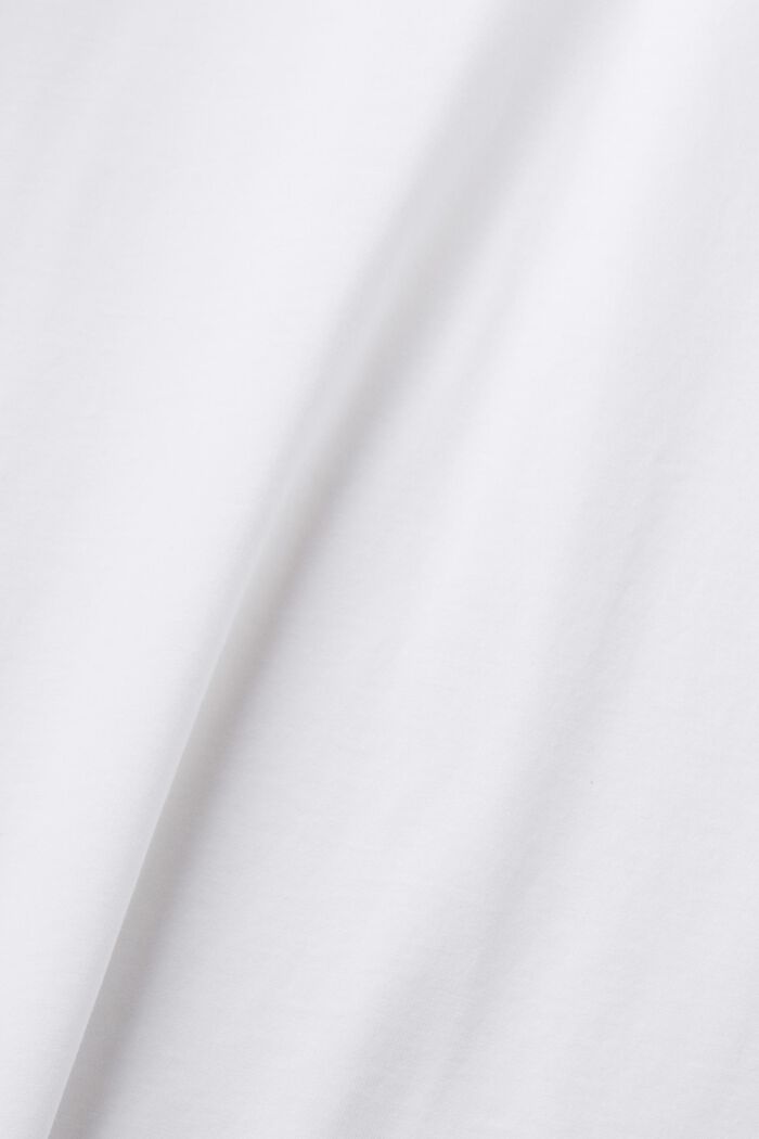T-Shirt aus Bio-Baumwolle, WHITE, detail image number 5