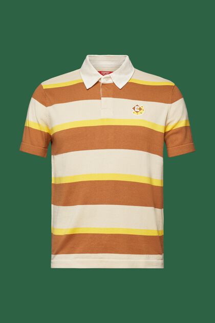Gestreiftes Poloshirt aus Baumwolle mit Logo