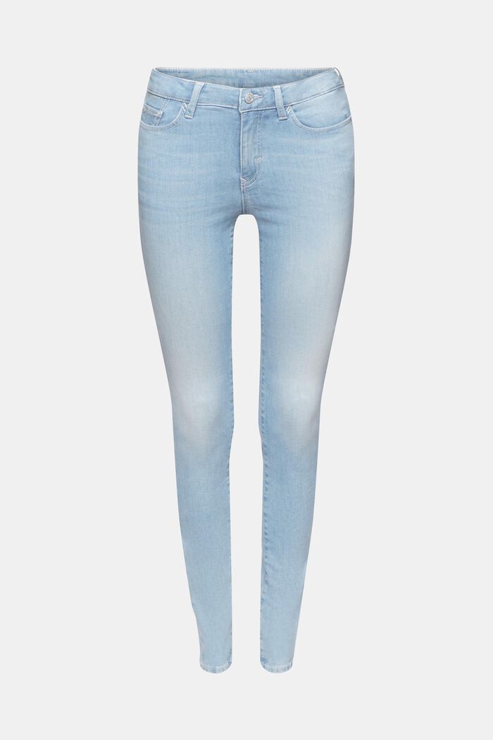Skinny-Jeans aus nachhaltiger Baumwolle, BLUE BLEACHED, detail image number 6