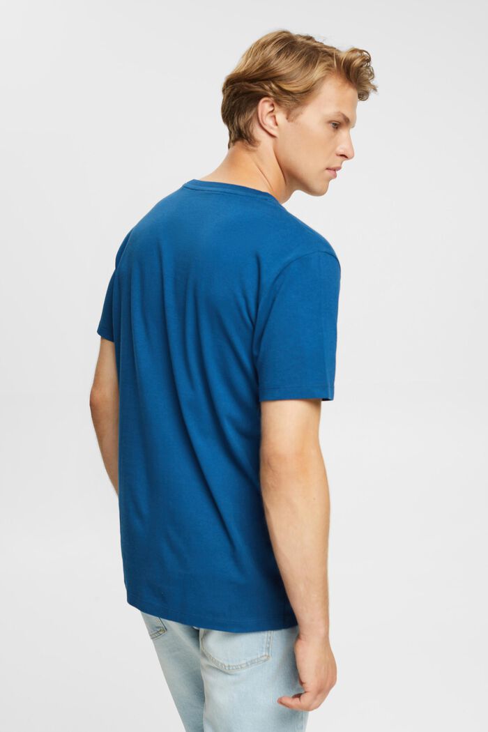 T-Shirt mit Print, PETROL BLUE, detail image number 3