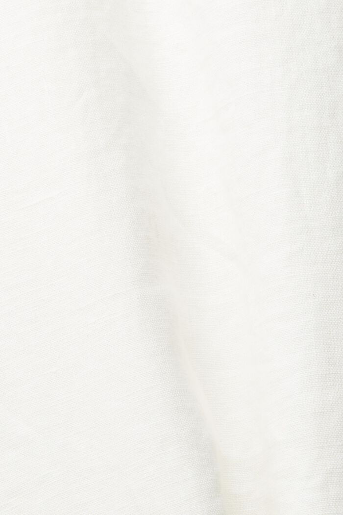 Maxirock mit Gürtel aus 100% Leinen, WHITE, detail image number 4