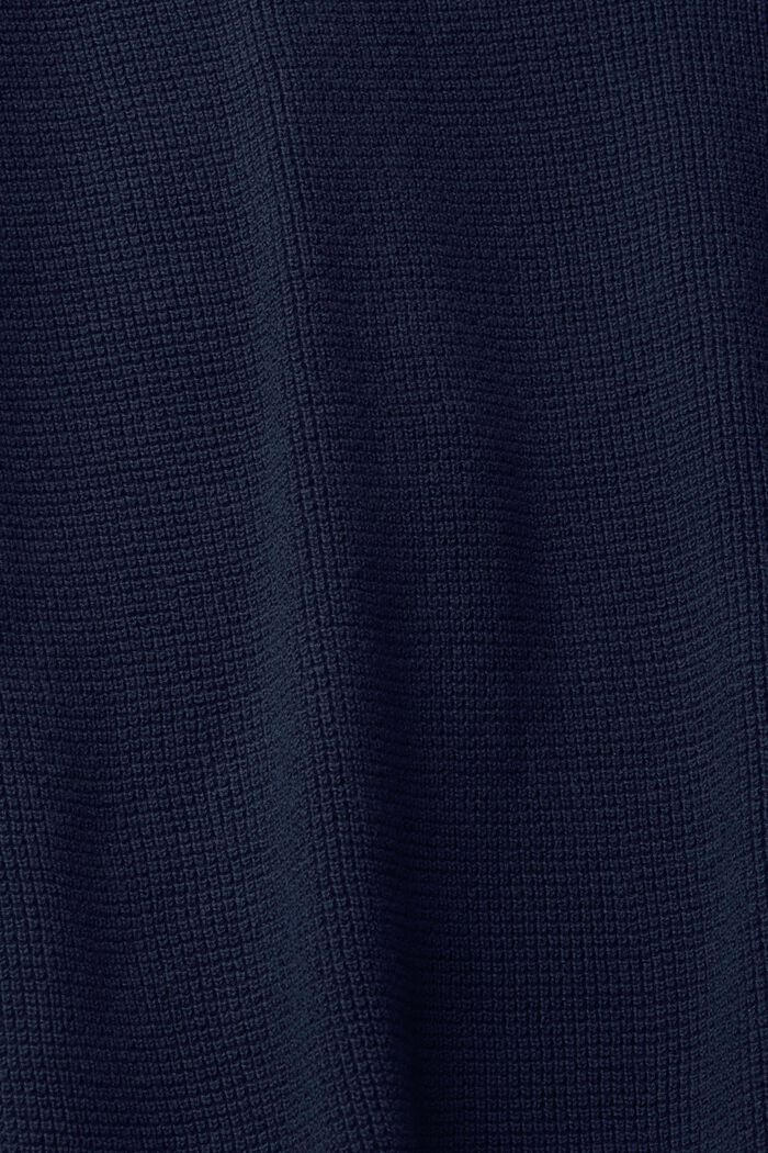 Pulloverkleid aus Baumwolle, NAVY, detail image number 5