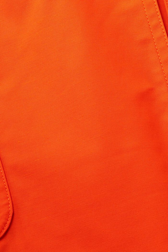Kurzer zweireihiger Trenchcoat, ORANGE RED, detail image number 5