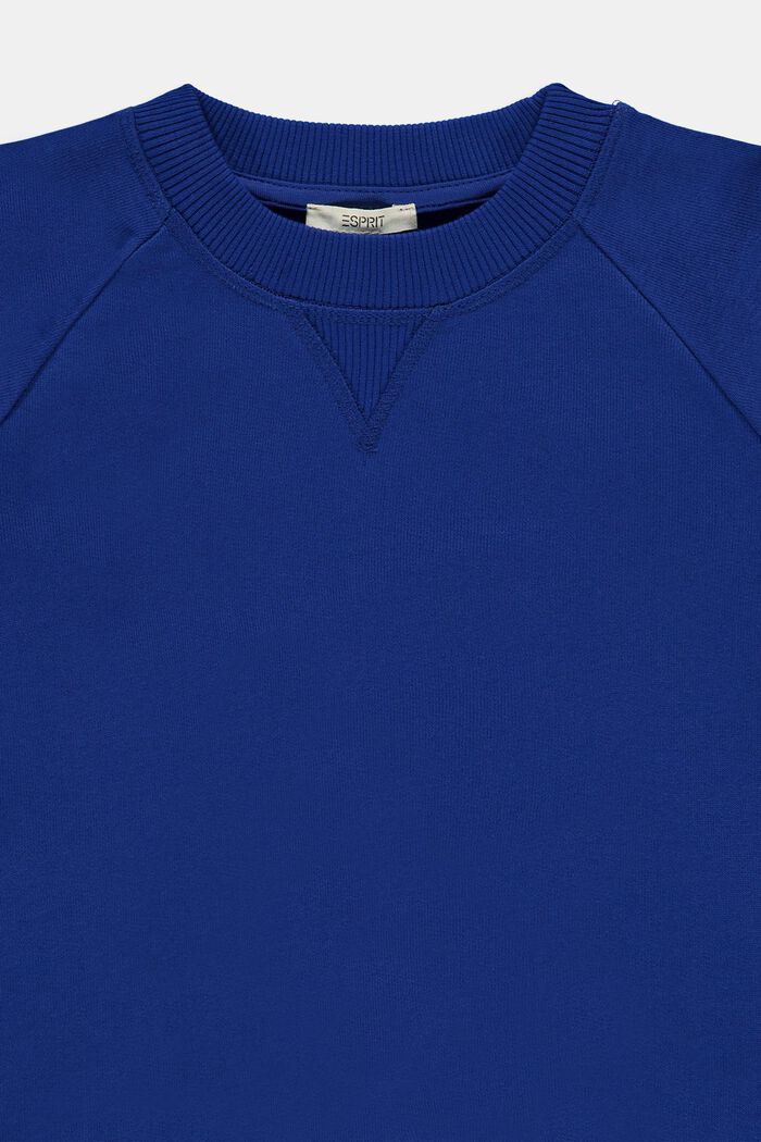 Sweatshirt mit Logo aus 100% Baumwolle, BRIGHT BLUE, detail image number 2