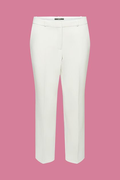 Smarte Cropped-Hose, PASTEL GREY, overview