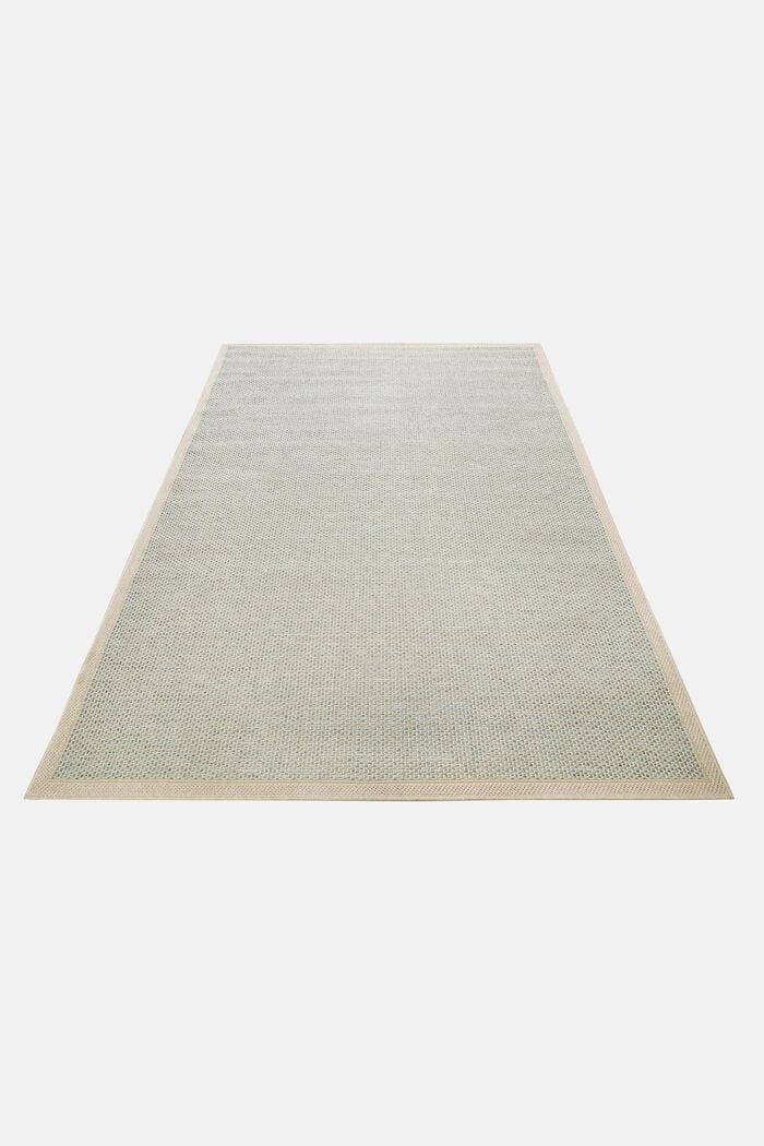 Kurzflor-Teppich für Indoor und Outdoor, TURQUOISE, detail image number 5