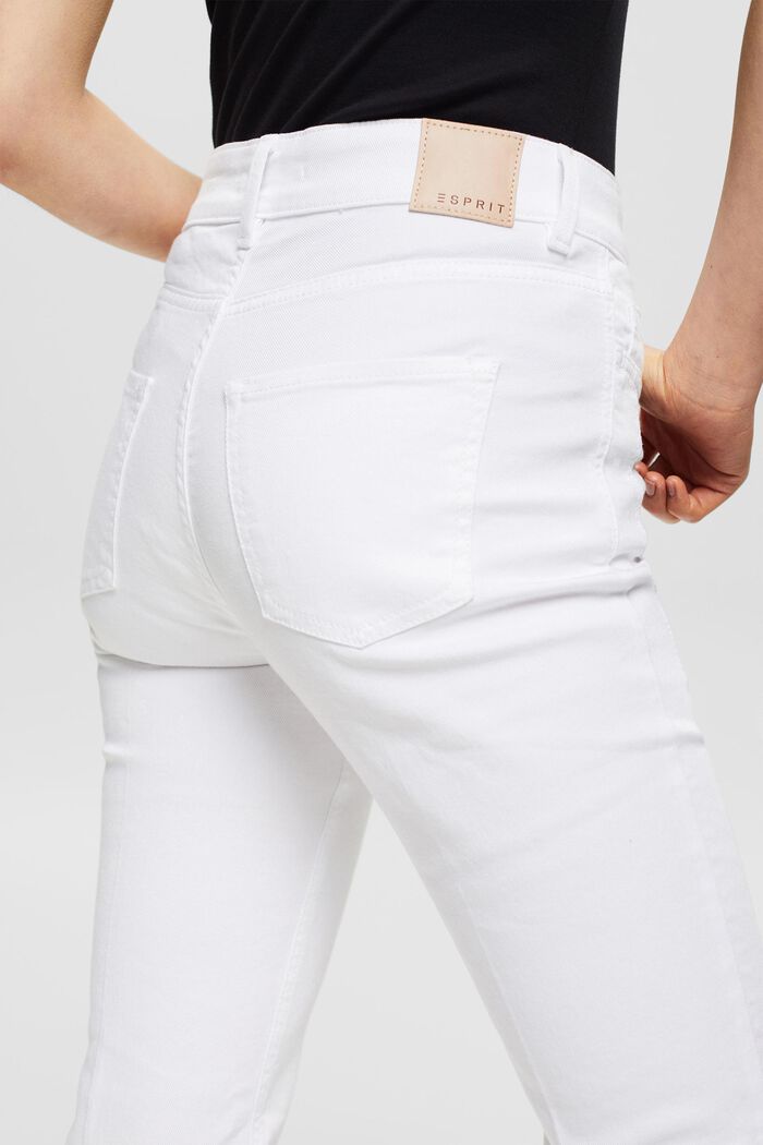 Bootcut-Jeans mit Bügelfalte, WHITE, detail image number 5
