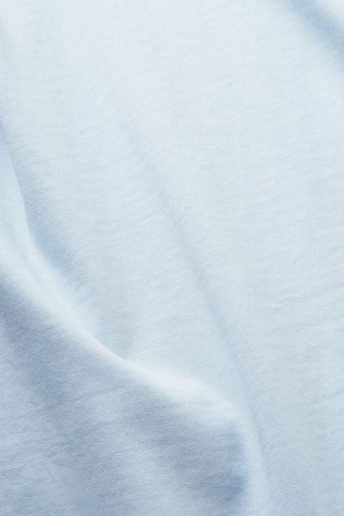 Jersey-T-Shirt mit Print hinten, 100 % Baumwolle, PASTEL BLUE, detail image number 5