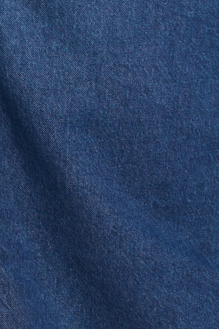 Denim-Rock aus Organic Cotton, BLUE DARK WASHED, detail image number 6