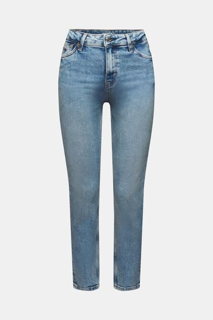 Schmale Stretch-Jeans mit mittelhohem Bund