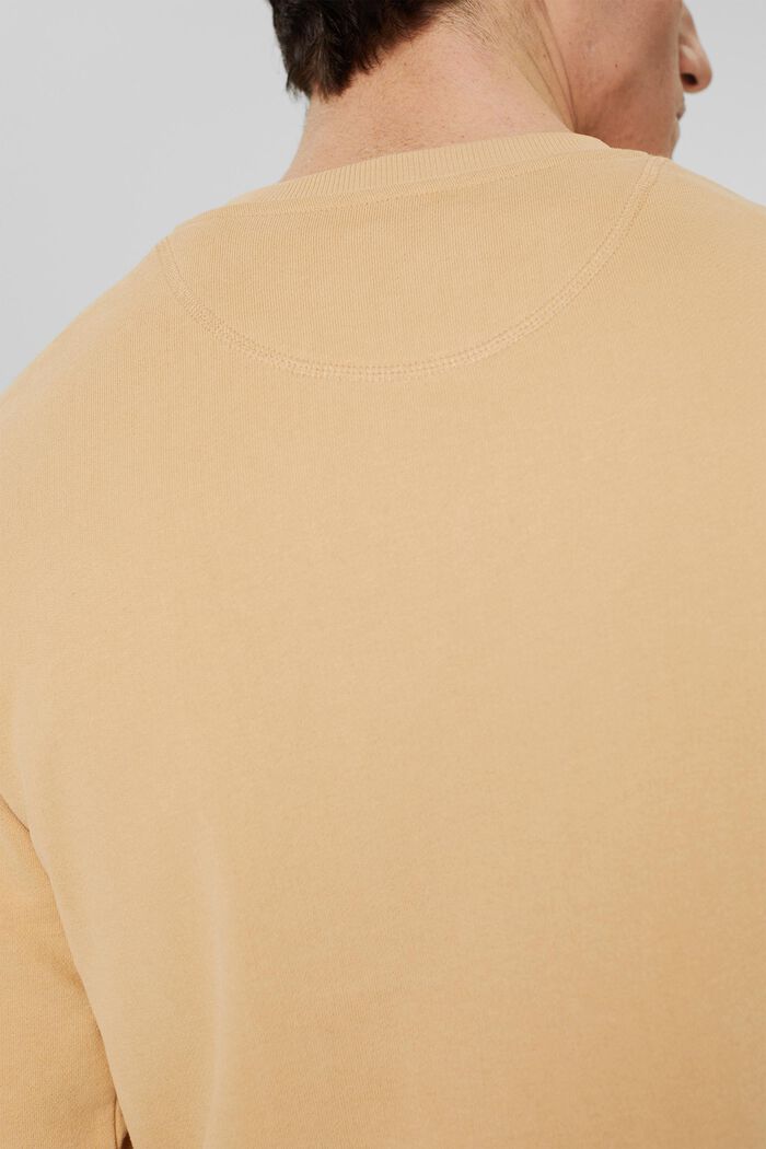 Sweatshirt aus Baumwolle, SAND, detail image number 2