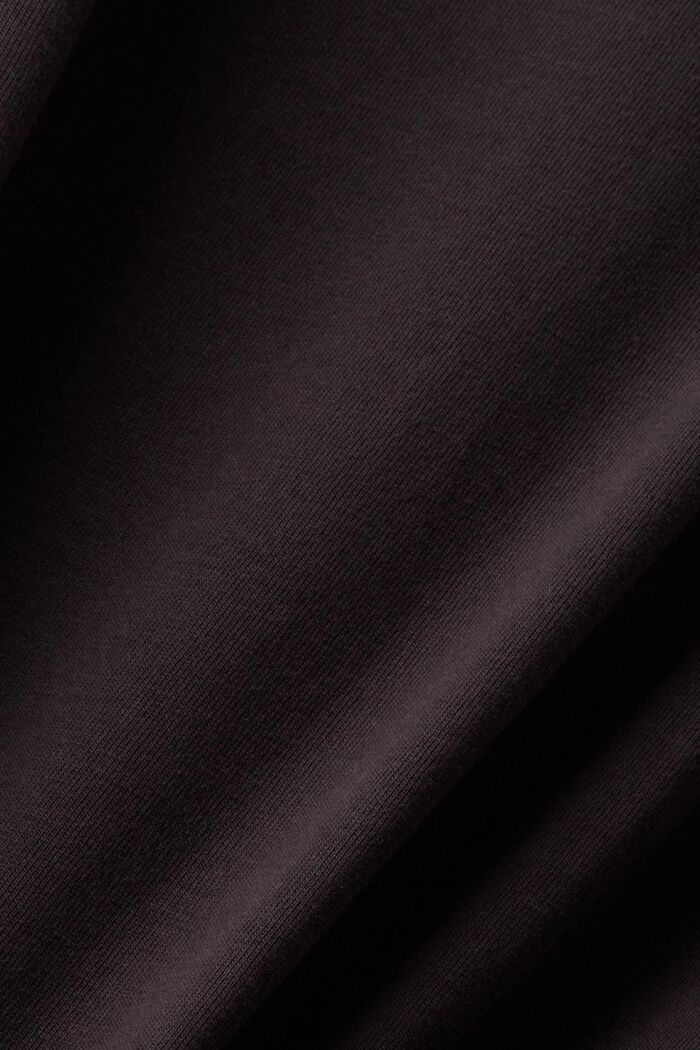 Rundhals-T-Shirt, 100 % Baumwolle, ANTHRACITE, detail image number 5