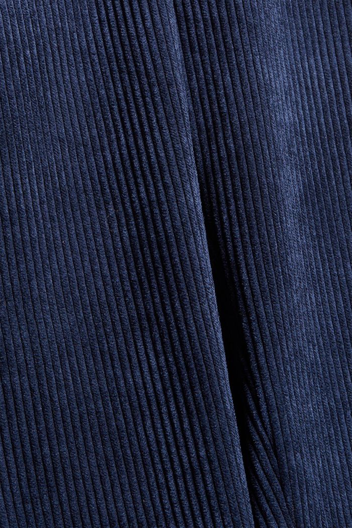 Recycelt: cropped Pull-on-Hose aus Cord, NAVY, detail image number 4