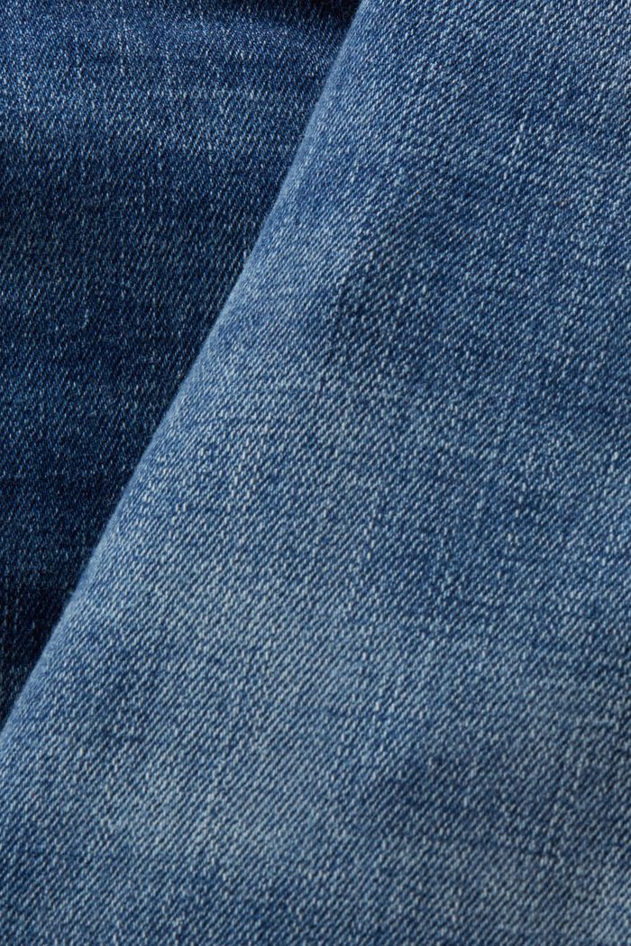 Jeans mit schmaler Passform und mittelhohem Bund, BLUE MEDIUM WASHED, detail image number 5