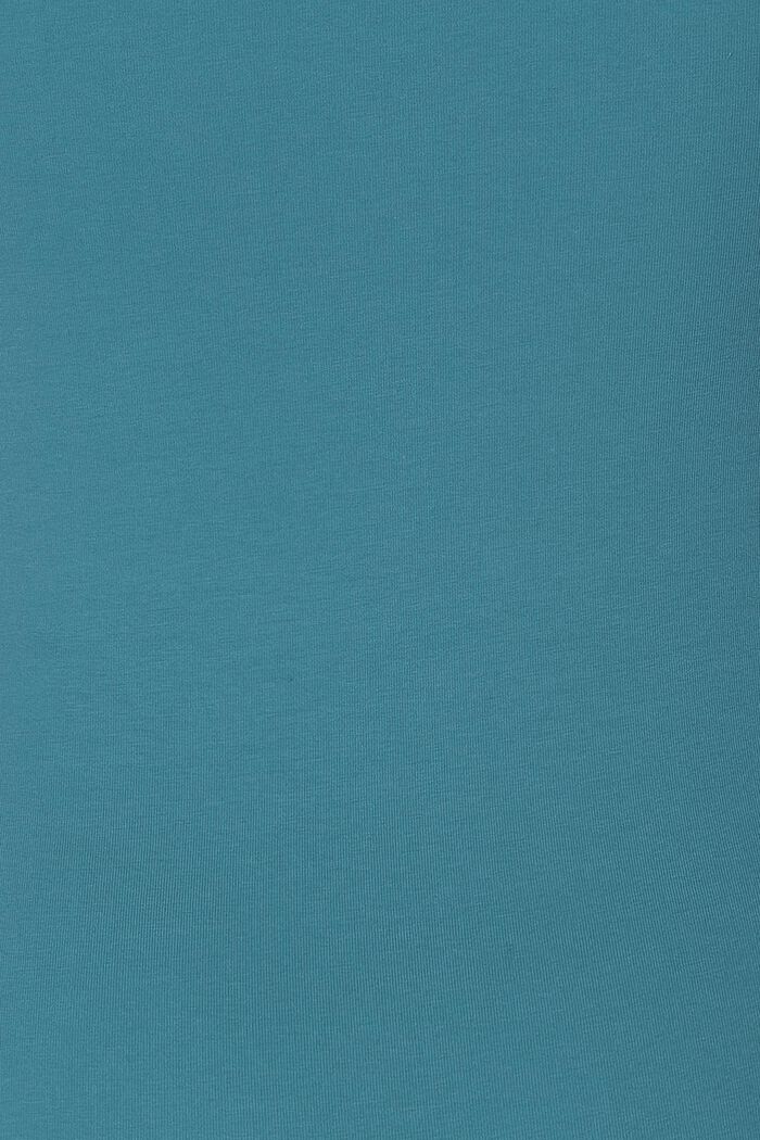 Jerseytop mit Stillfunktion, Bio-Baumwolle, TEAL BLUE, detail image number 5