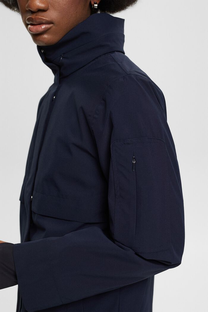 Recycelt: Funktionale Softshell-Jacke, NAVY, detail image number 2