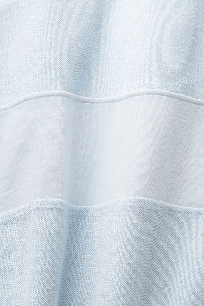 Strukturiertes Sweatshirt aus Bio-Baumwolle, LIGHT BLUE, detail image number 5