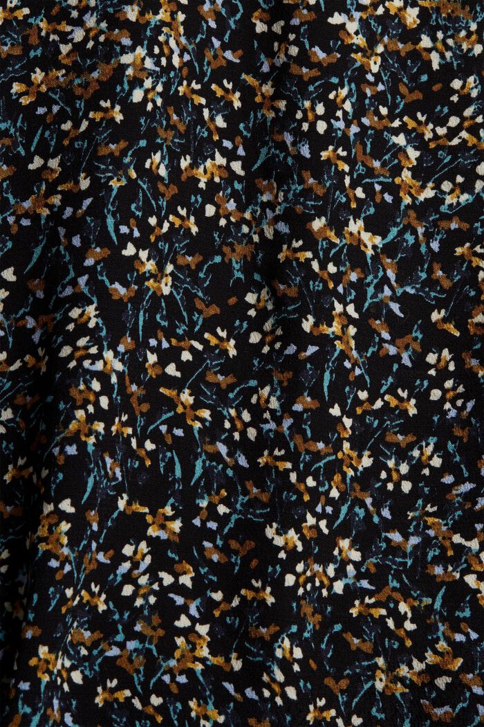 Millefleurs-Bluse mit LENZING™ ECOVERO™, NEW BLACK, detail image number 4