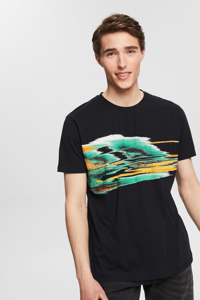 Men T-Shirts & Langarmshirts | Jersey-T-Shirt mit Print - VB16919