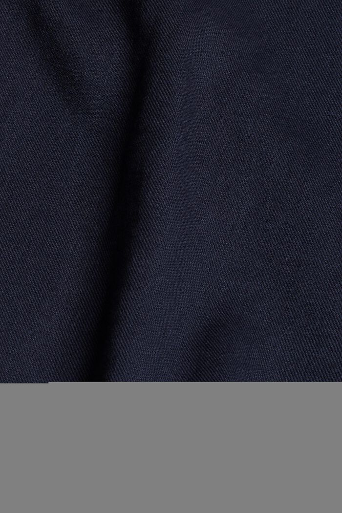Henley-Bluse aus 100% Baumwolle, NAVY, detail image number 4