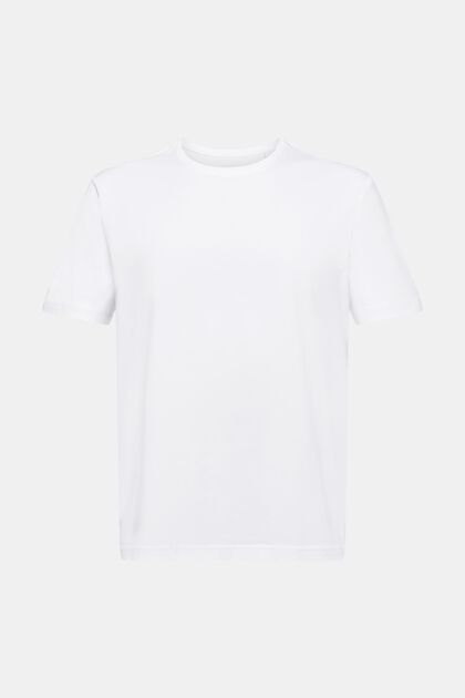 Rundhals-T-Shirt aus Pima-Baumwolljersey