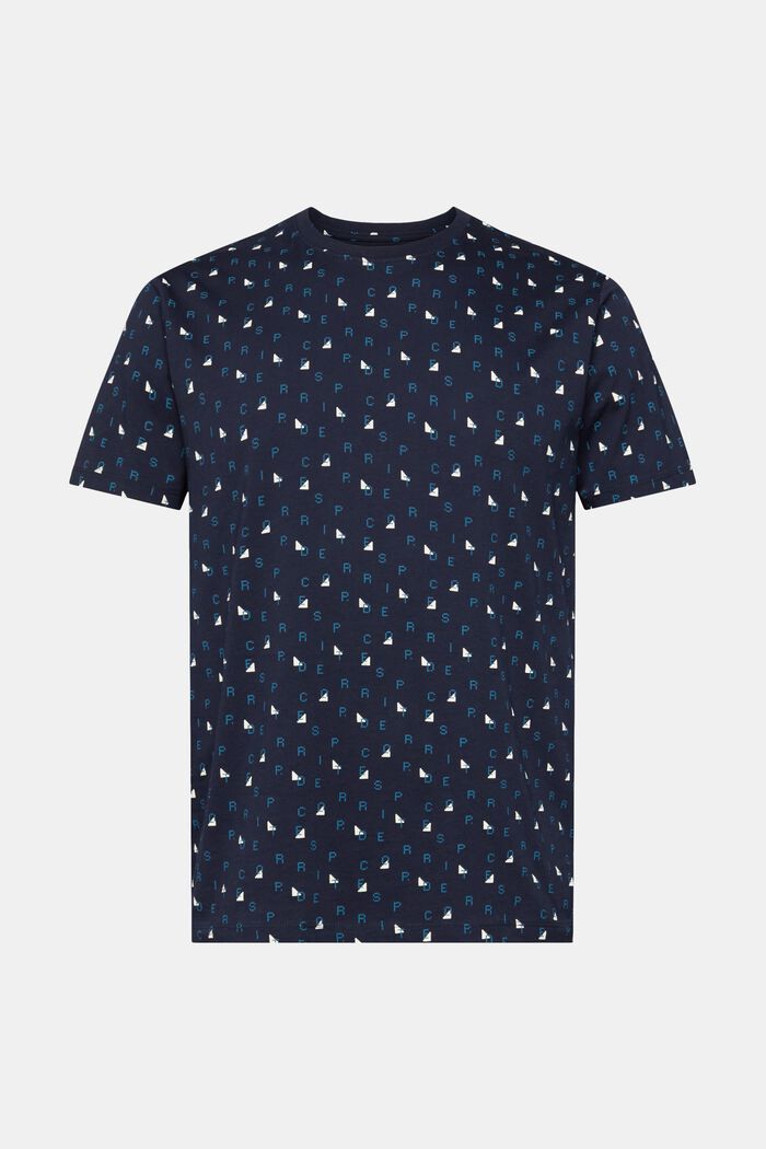 T-Shirt mit Allover-Print, NAVY, detail image number 2