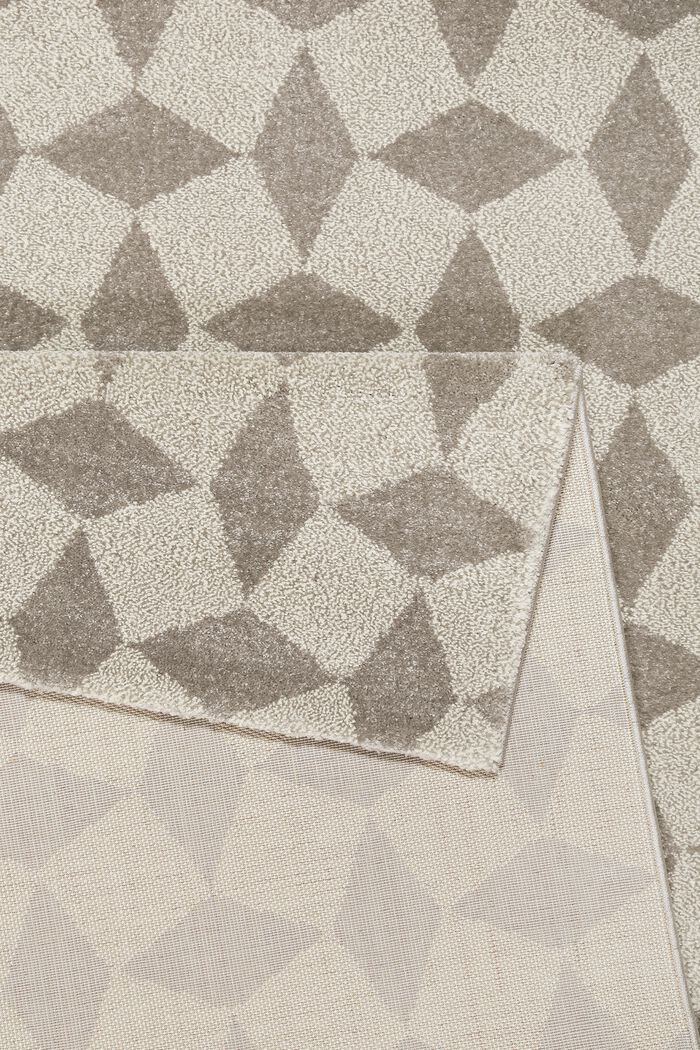 Web-Teppich mit geometrischem Muster, GREY, detail image number 1