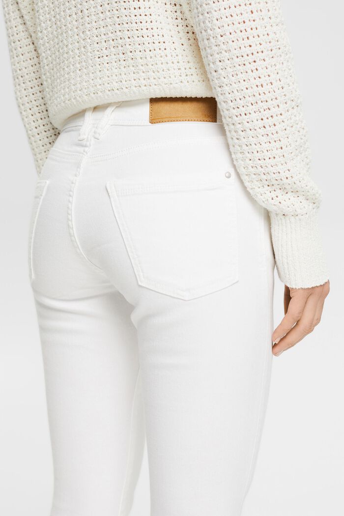 Pants denim low rise skinny, WHITE, detail image number 2