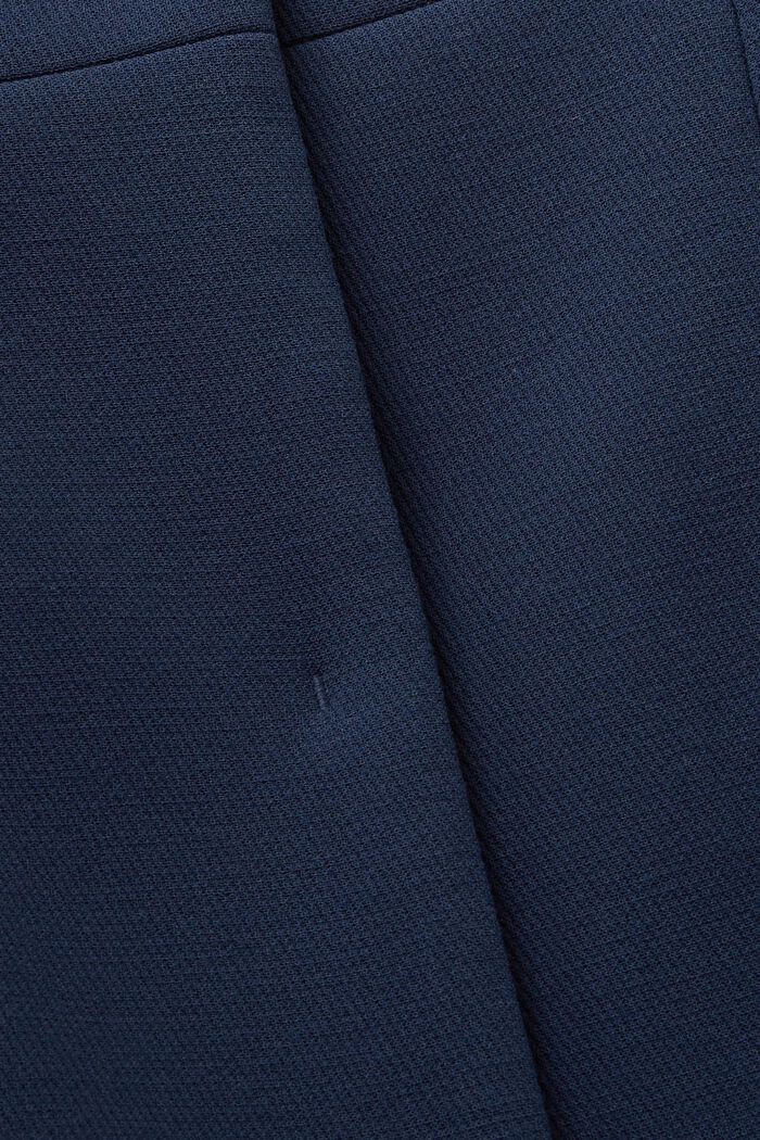 Taillierter Mantel mit umgekehrtem Reverskragen, NAVY, detail image number 6