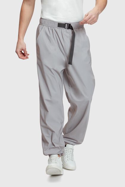 High-Rise-Nylon Track Pants im Tapered Fit