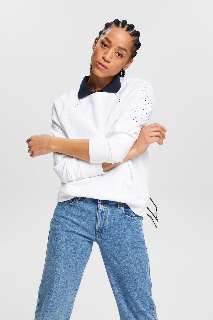 Women Sweatshirts & -jacken | Sweatshirt mit Stickerei - TM34526