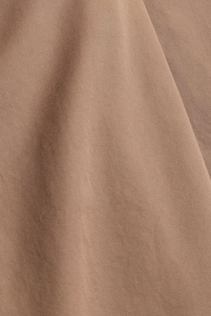 Gerade Chino mit hohem Bund aus Pima-Baumwolle, TAUPE, detail image number 1