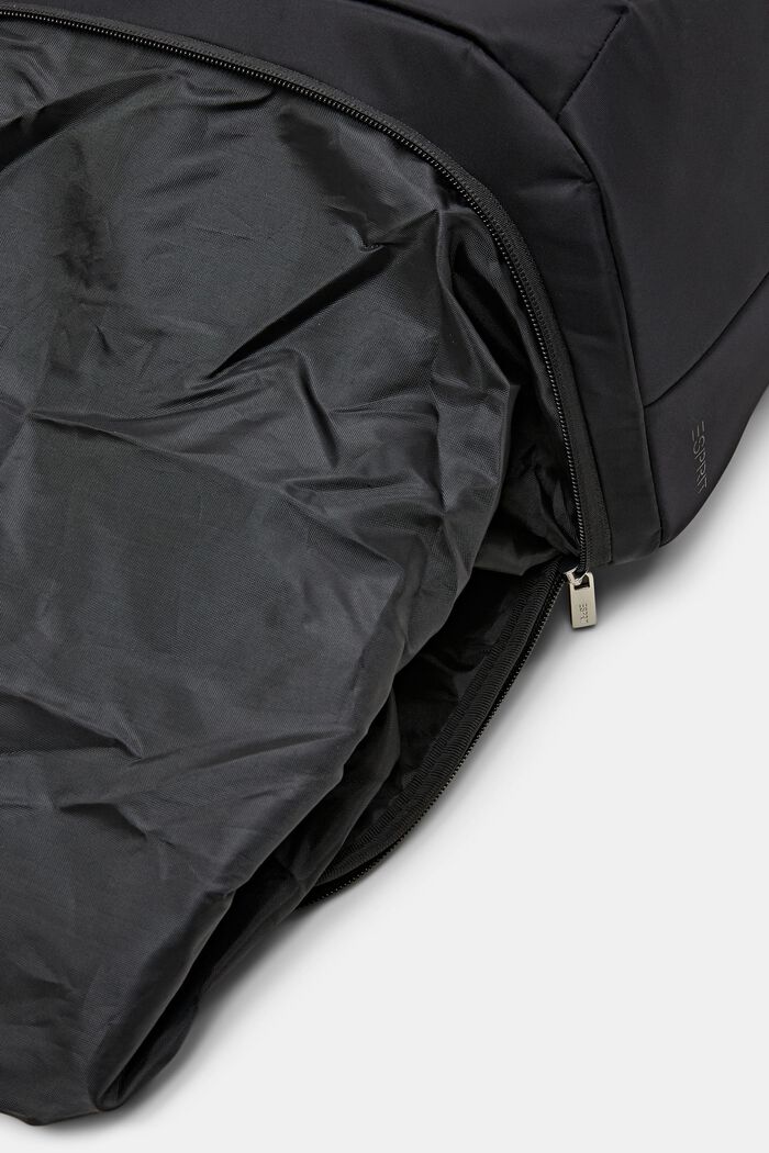Rucksack mit Reißverschluss, BLACK, detail image number 1