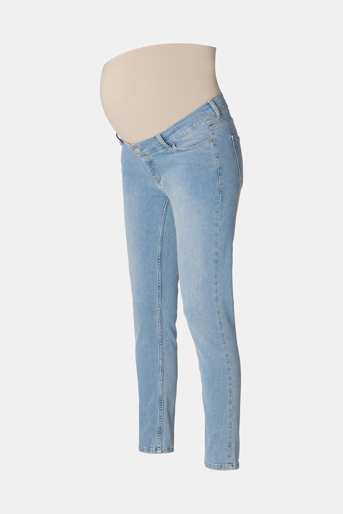 Jeans mit Überbauchbund, Organic Cotton, LIGHT WASHED, detail image number 5