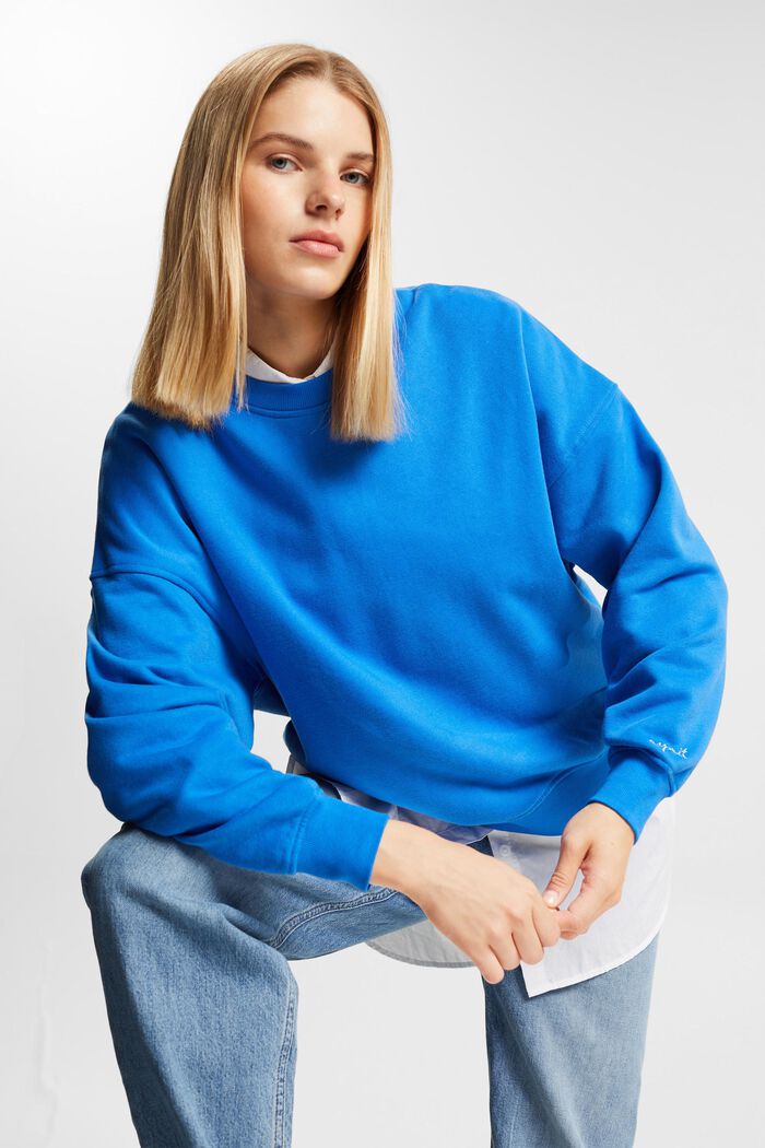 Sweatshirt, BRIGHT BLUE, detail image number 4