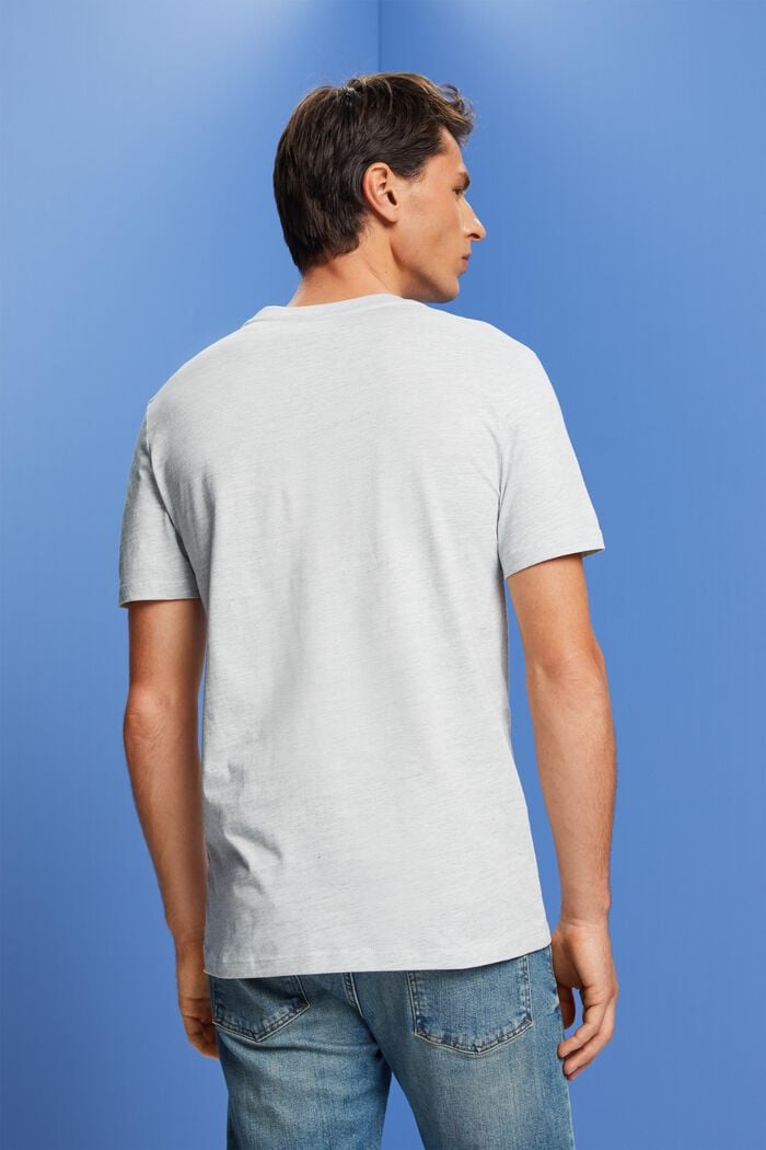 Jersey-T-Shirt mit Rundhalsausschnitt, ICE, detail image number 3