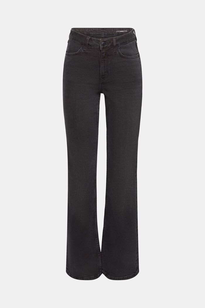 Bootcut Jeans mit mittlerer Bundhöhe, BLACK DARK WASHED, detail image number 6