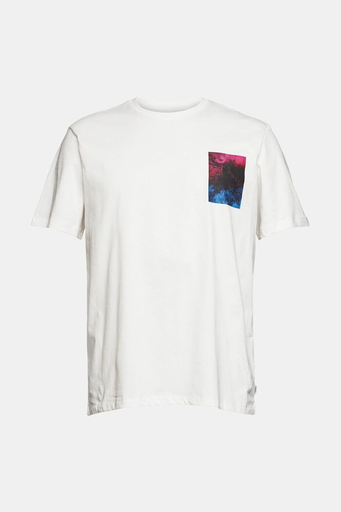Jersey-T-Shirt mit Print, 100% Bio-Baumwolle, OFF WHITE, detail image number 5