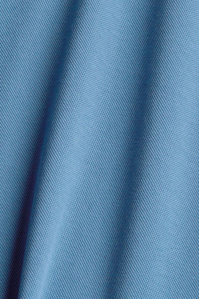 Polo-Shirt aus 100% Organic Cotton, BLUE, detail image number 4